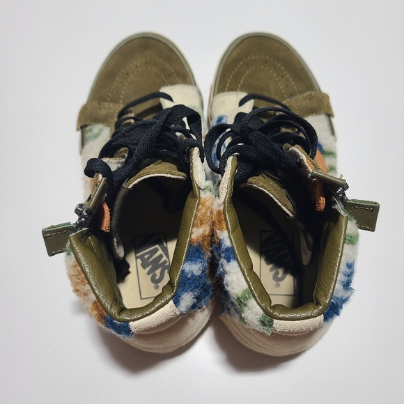 Vans Shoes Vans Sk8-Hi Reissue Mixed Textile Shoes Mens 6.0 Women's 7.5 - Picture 13 of 15